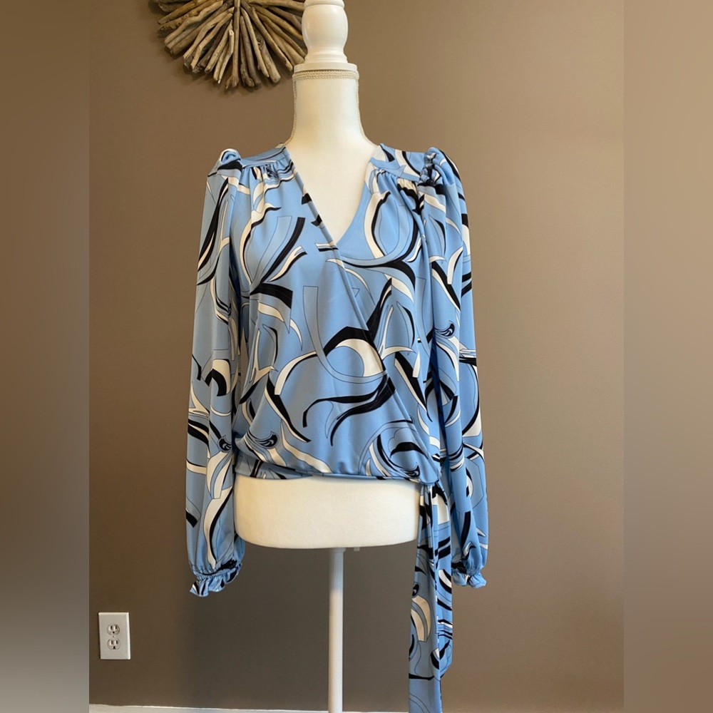 INC blouse with side tie